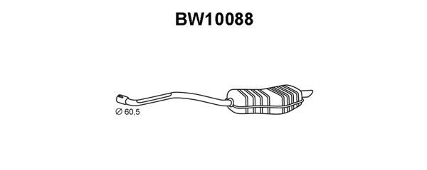 VENEPORTE Глушитель выхлопных газов конечный BW10088