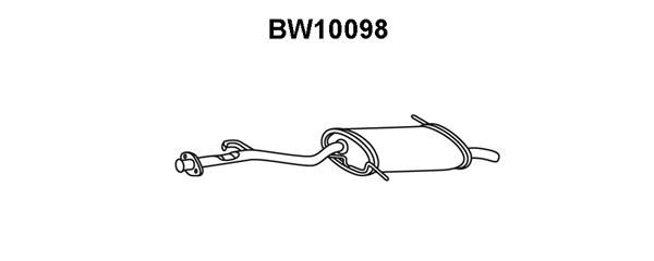 VENEPORTE Глушитель выхлопных газов конечный BW10098