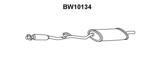 VENEPORTE Izplūdes gāzu trokšņa slāpētājs (pēdējais) BW10134