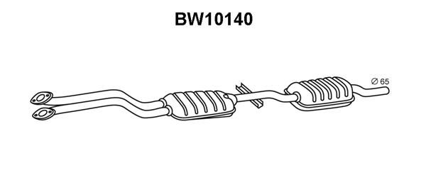 VENEPORTE Izplūdes gāzu priekšslāpētājs BW10140