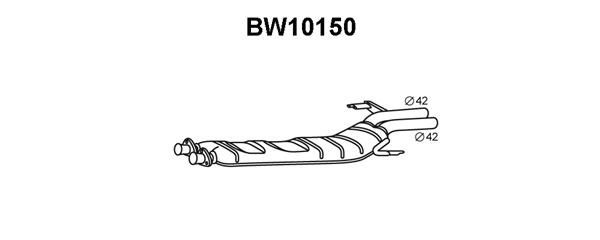 VENEPORTE Izplūdes gāzu priekšslāpētājs BW10150