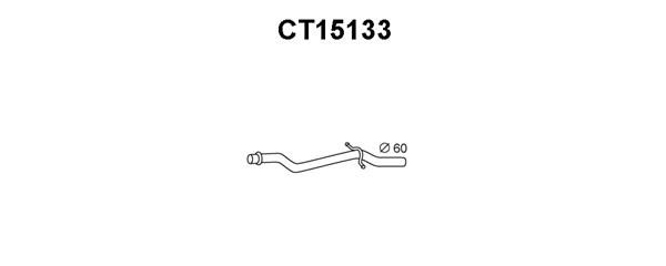 VENEPORTE Труба выхлопного газа CT15133