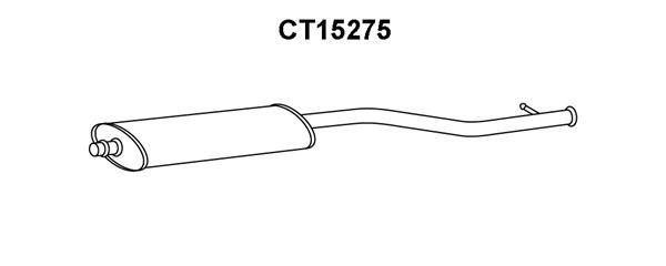 VENEPORTE Предглушитель выхлопных газов CT15275