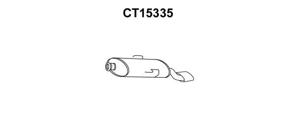 VENEPORTE Глушитель выхлопных газов конечный CT15335