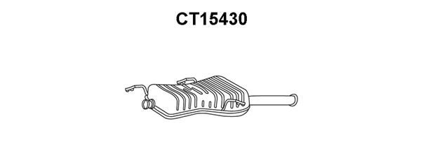 VENEPORTE Глушитель выхлопных газов конечный CT15430