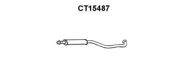 VENEPORTE Предглушитель выхлопных газов CT15487