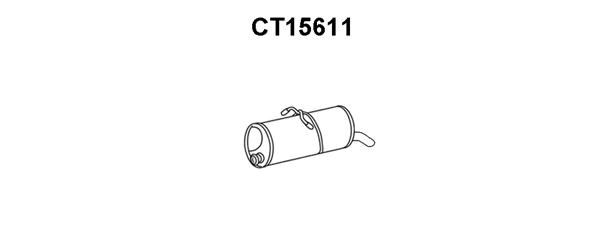 VENEPORTE Глушитель выхлопных газов конечный CT15611