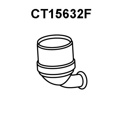 VENEPORTE Nosēdumu-/Daļiņu filtrs, Izplūdes gāzu sistēma CT15632F