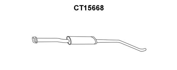 VENEPORTE Izplūdes gāzu priekšslāpētājs CT15668