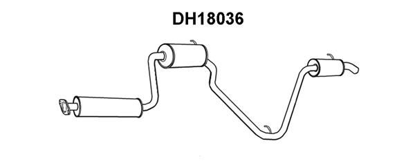 VENEPORTE Глушитель выхлопных газов конечный DH18036
