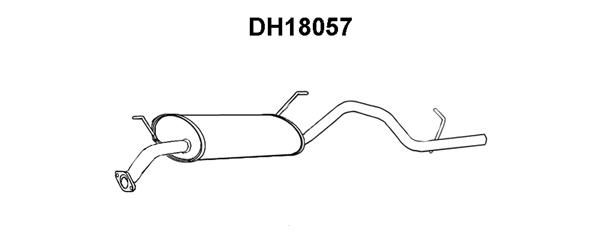 VENEPORTE Глушитель выхлопных газов конечный DH18057