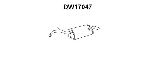 VENEPORTE Глушитель выхлопных газов конечный DW17047