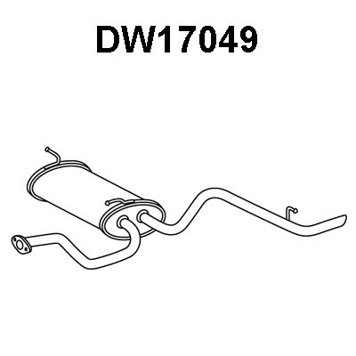 VENEPORTE Глушитель выхлопных газов конечный DW17049