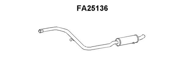 VENEPORTE Предглушитель выхлопных газов FA25136