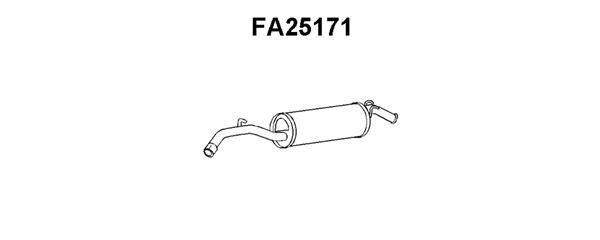 VENEPORTE Глушитель выхлопных газов конечный FA25171