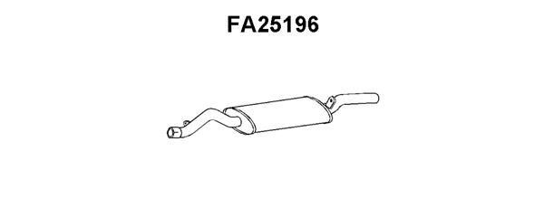 VENEPORTE Глушитель выхлопных газов конечный FA25196