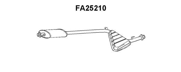 VENEPORTE Предглушитель выхлопных газов FA25210