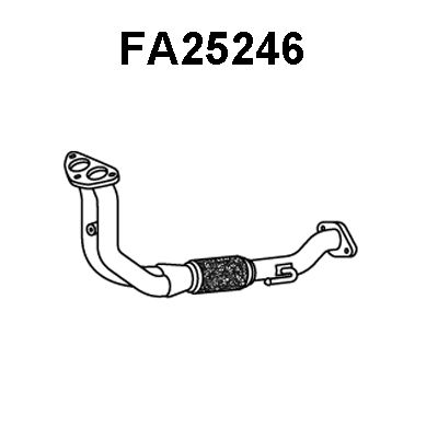 VENEPORTE Izplūdes caurule FA25246