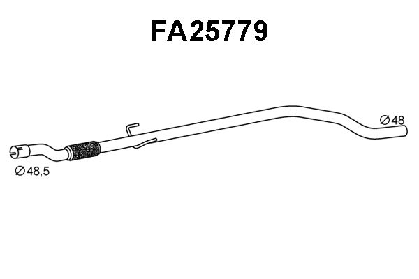 VENEPORTE Труба выхлопного газа FA25779