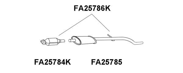 VENEPORTE Katalizators FA25784K