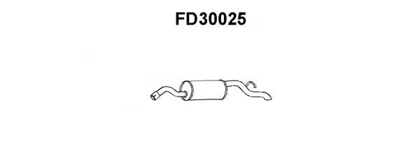VENEPORTE Глушитель выхлопных газов конечный FD30025