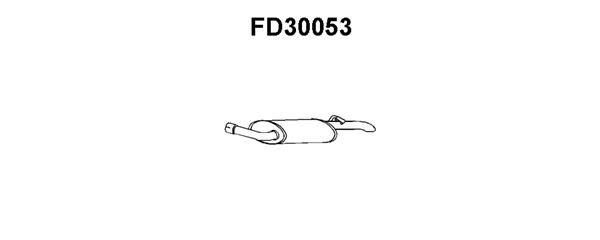 VENEPORTE Izplūdes gāzu trokšņa slāpētājs (pēdējais) FD30053