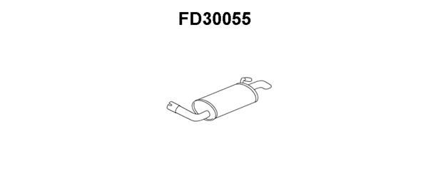 VENEPORTE Глушитель выхлопных газов конечный FD30055