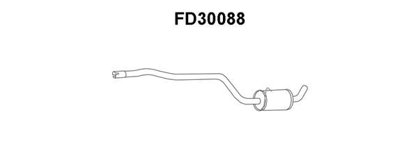 VENEPORTE Izplūdes gāzu priekšslāpētājs FD30088