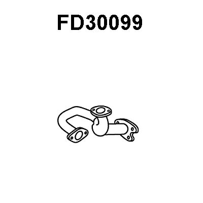 VENEPORTE Izplūdes caurule FD30099