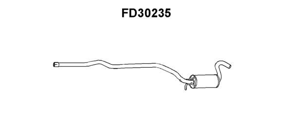 VENEPORTE Izplūdes gāzu priekšslāpētājs FD30235