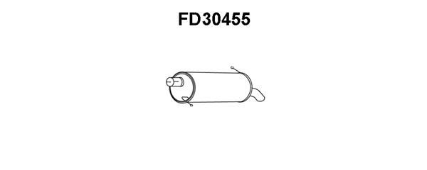 VENEPORTE Izplūdes gāzu trokšņa slāpētājs (pēdējais) FD30455