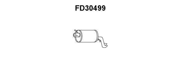 VENEPORTE Глушитель выхлопных газов конечный FD30499
