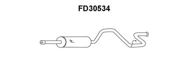 VENEPORTE Глушитель выхлопных газов конечный FD30534
