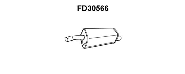 VENEPORTE Глушитель выхлопных газов конечный FD30566