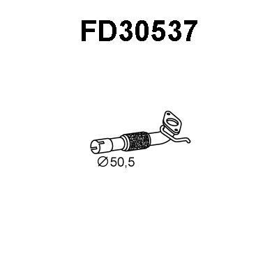 VENEPORTE Труба выхлопного газа FD30573