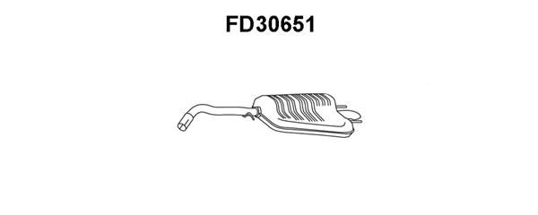VENEPORTE Глушитель выхлопных газов конечный FD30651