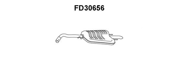 VENEPORTE Глушитель выхлопных газов конечный FD30656