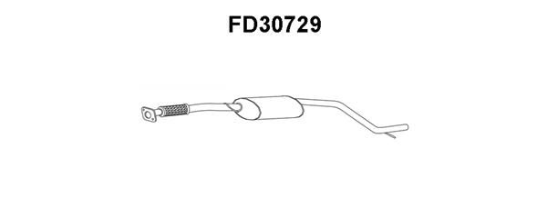 VENEPORTE Предглушитель выхлопных газов FD30729