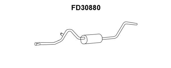 VENEPORTE Izplūdes gāzu trokšņa slāpētājs (pēdējais) FD30880