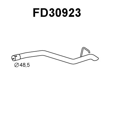 VENEPORTE Труба выхлопного газа FD30923