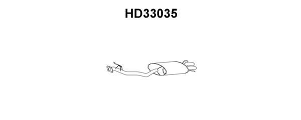 VENEPORTE Izplūdes gāzu trokšņa slāpētājs (pēdējais) HD33035