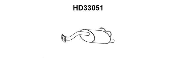 VENEPORTE Izplūdes gāzu trokšņa slāpētājs (pēdējais) HD33051