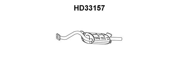 VENEPORTE Izplūdes gāzu trokšņa slāpētājs (pēdējais) HD33157