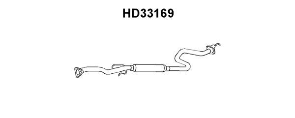 VENEPORTE Izplūdes gāzu trokšņa slāpētājs (pēdējais) HD33169