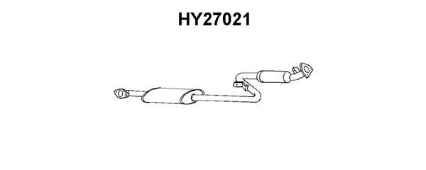 VENEPORTE Izplūdes gāzu priekšslāpētājs HY27021