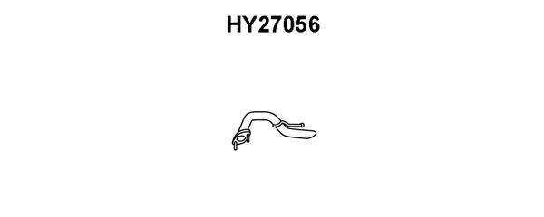 VENEPORTE Труба выхлопного газа HY27056