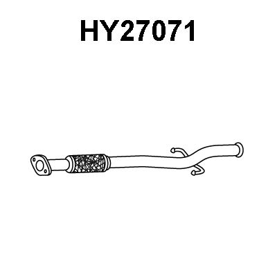 VENEPORTE Труба выхлопного газа HY27071