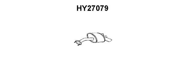 VENEPORTE Izplūdes gāzu trokšņa slāpētājs (pēdējais) HY27079