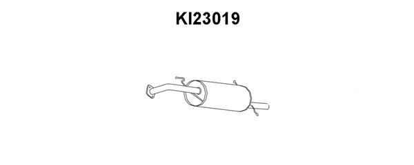 VENEPORTE Глушитель выхлопных газов конечный KI23019