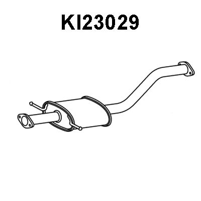 VENEPORTE Предглушитель выхлопных газов KI23029